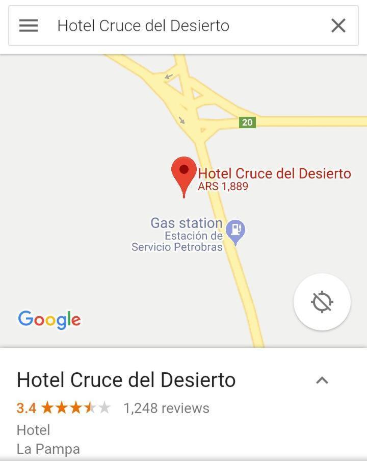 Hotel Cruce Del Desierto Veinticinco de Mayo  Eksteriør bilde